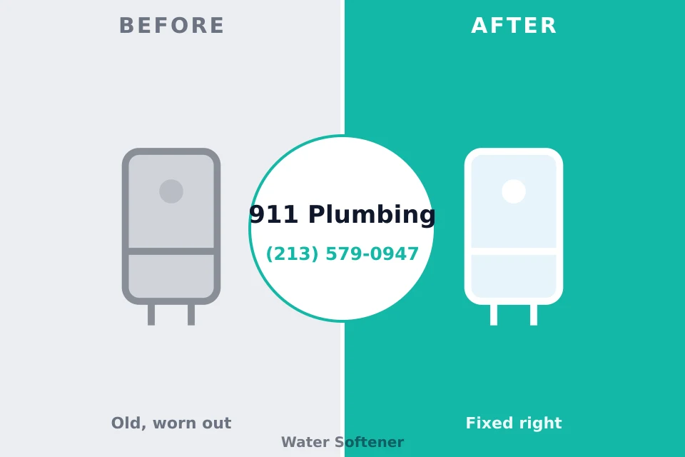 Before and after: plumbing repair Galesburg, IL